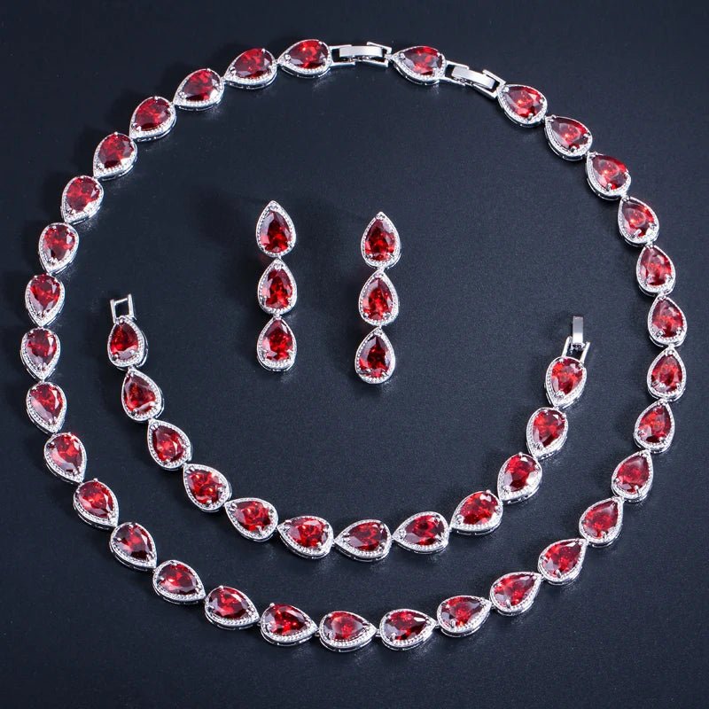 Jewellery Set3Pcs Bridal Wedding Costume Jewelry Sets T134 - WS Jewellery