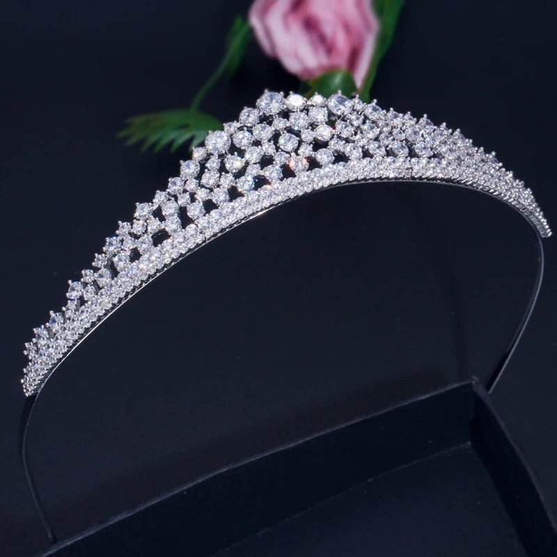 TiarasBrilliant Luxury Bridal Tiaras Crown A007 - WS JewelleryBridal TiaraHair AccessoriesQueen Tiara