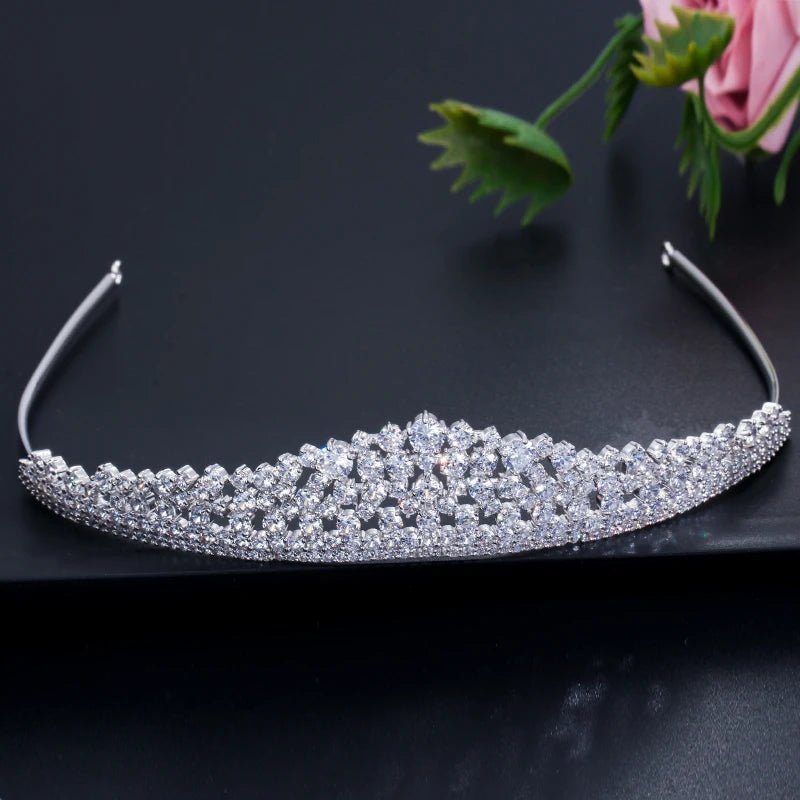 TiarasBrilliant Luxury Bridal Tiaras Crown A007 - WS JewelleryBridal TiaraHair AccessoriesQueen Tiara