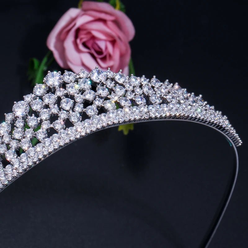 TiarasBrilliant Luxury Bridal Tiaras Crown A007 - WS JewelleryBridal TiaraHair AccessoriesQueen Tiara