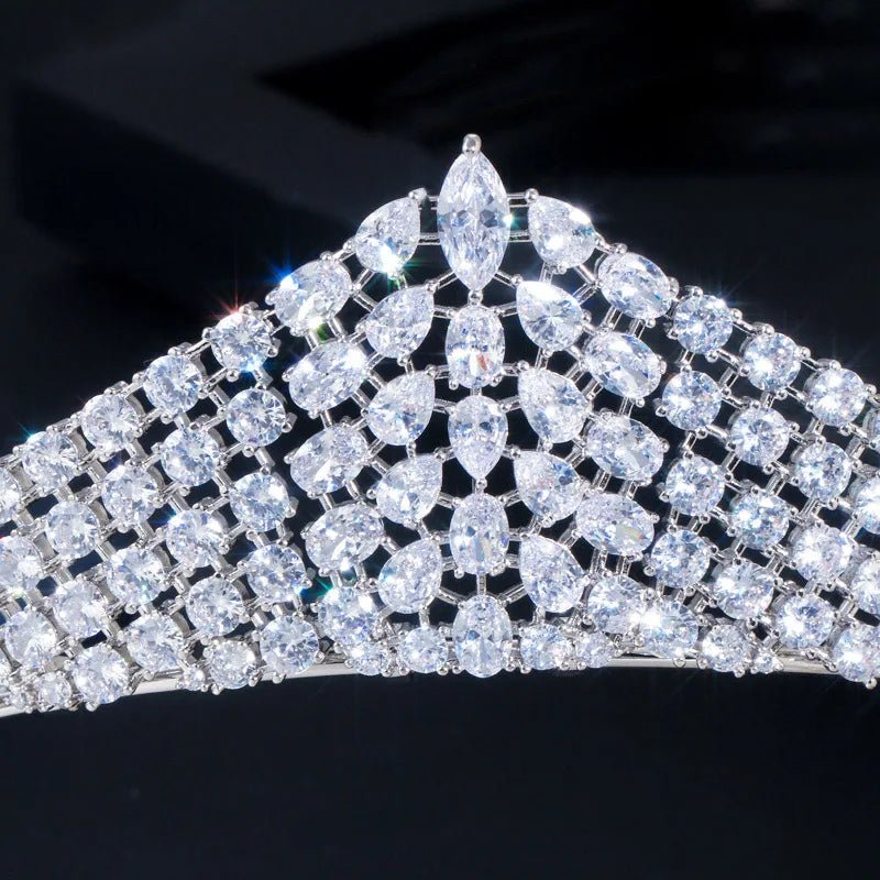 TiarasGorgeous Wedding Queen Crown Tiara A019 - WS JewelleryBridal TiaraHair AccessoriesQueen Tiara