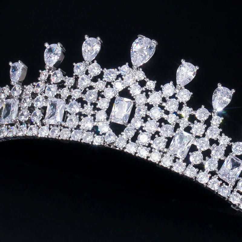 TiarasLuxury Crystal Bridal Crown Tiara A016 - WS JewelleryBridal TiaraHair AccessoriesQueen Tiara