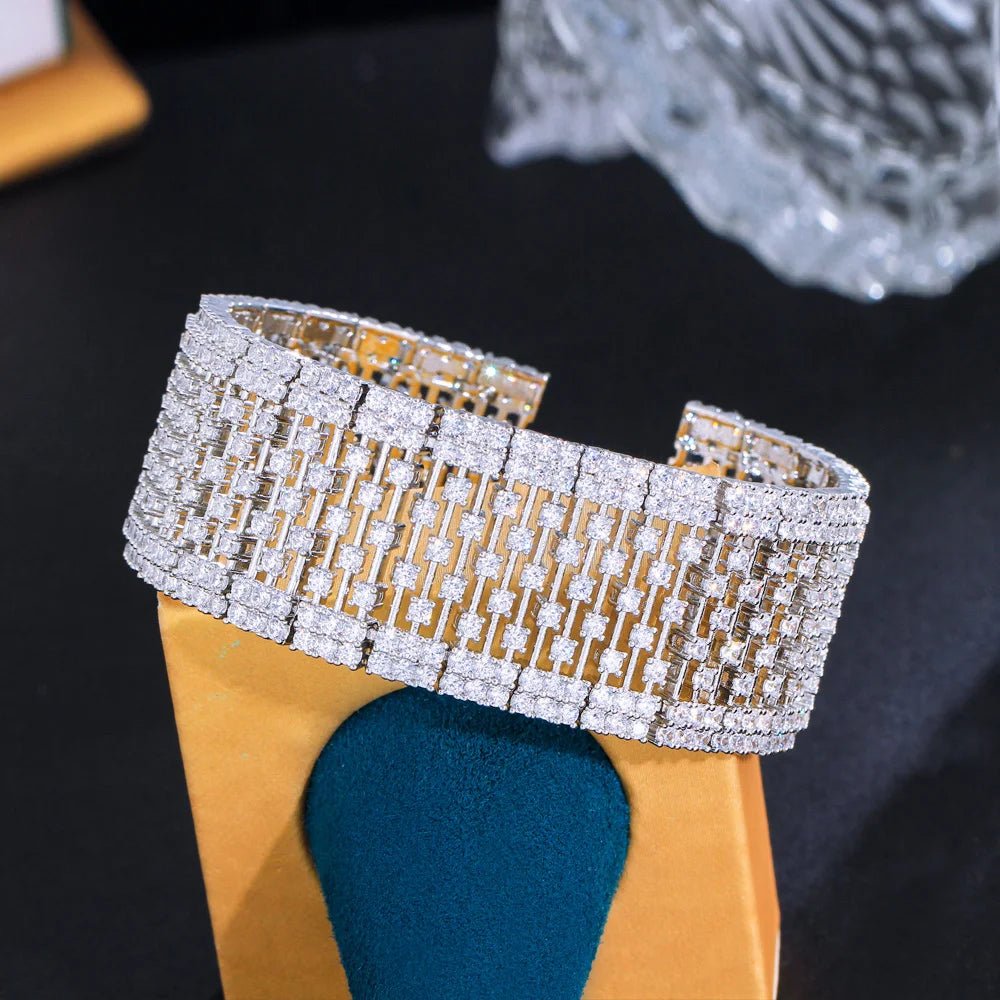 BraceletsLuxury Hollow Bangle Bracelets CB324 - WS JewelleryBraceletBridal BraceletTennis Bracelet