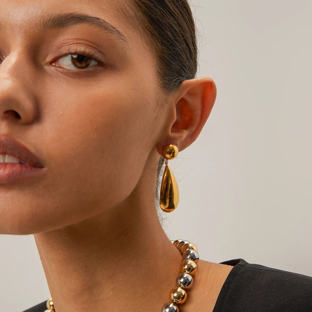 Minimalist Stainless Steel Water Drop Earrings - WS JewelleryStainless Steel