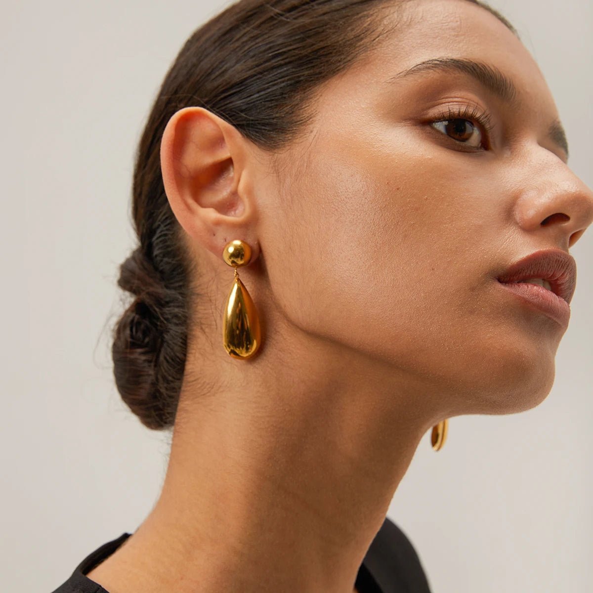 Minimalist Stainless Steel Water Drop Earrings - WS JewelleryStainless Steel