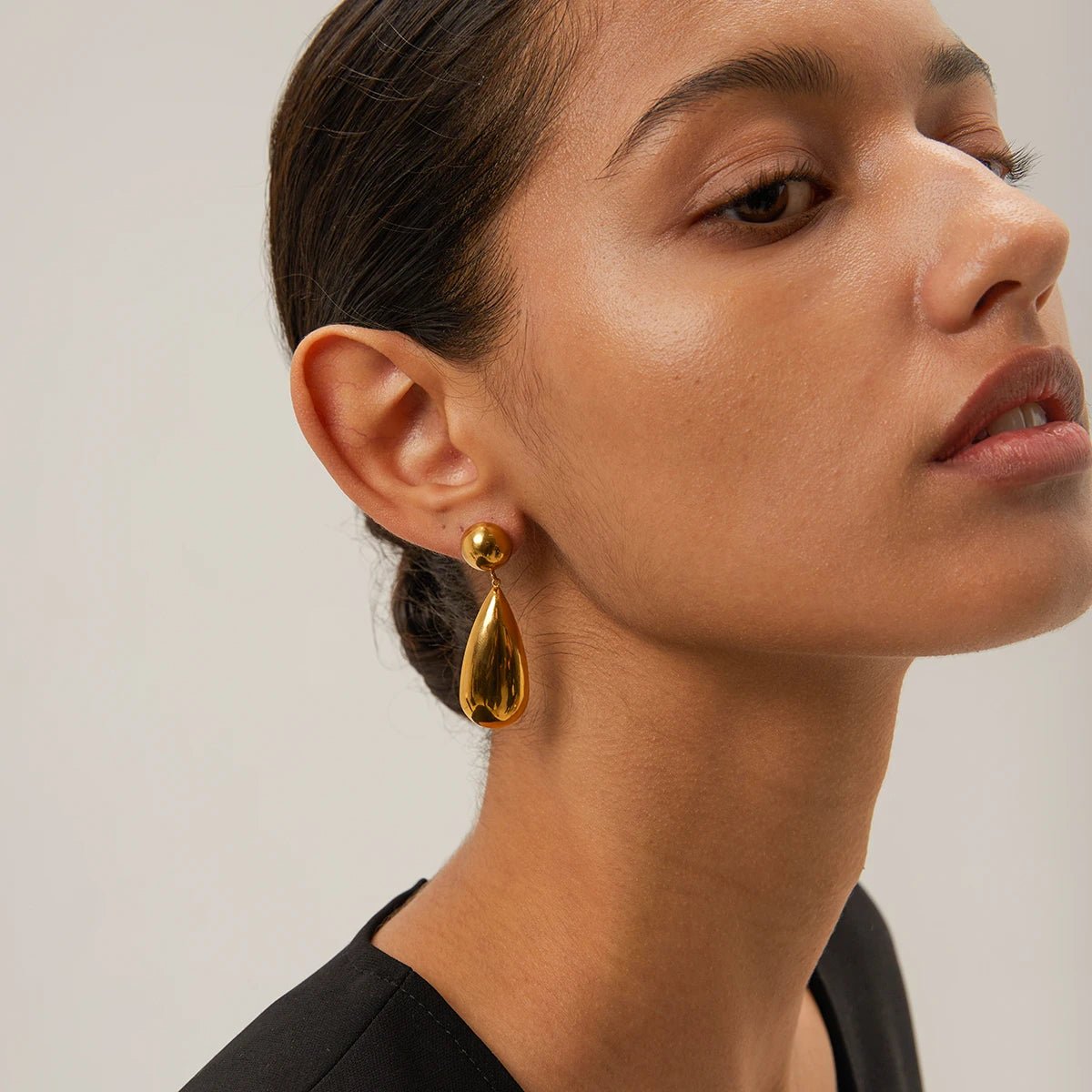 Minimalist Stainless Steel Water Drop Earrings - WS JewelleryStainless Steel