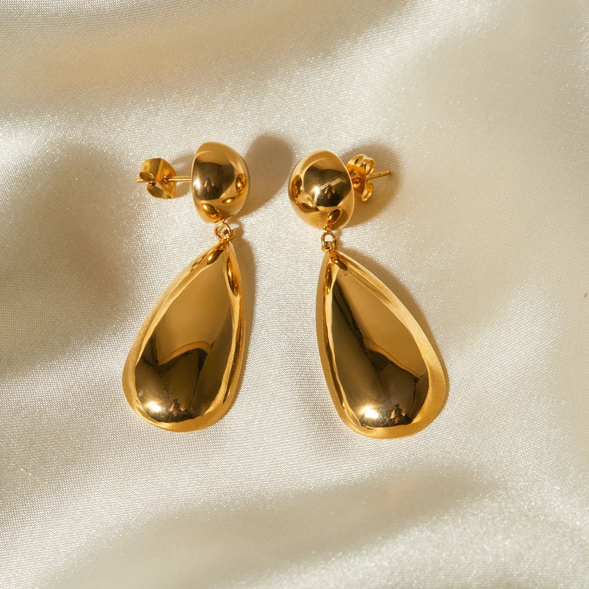 Minimalist Stainless Steel Water Drop Earrings - WS JewelleryStainless Steel