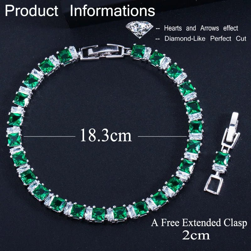 BraceletsNoble Party Tennis Bracelets Bangles CB147 - WS JewelleryBraceletBridal BraceletTennis Bracelet