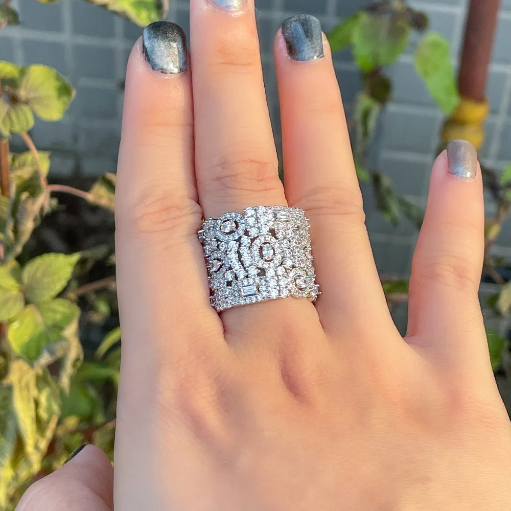 RingsOpen Cuff Adjustable Ring R226 - WS JewelleryRing