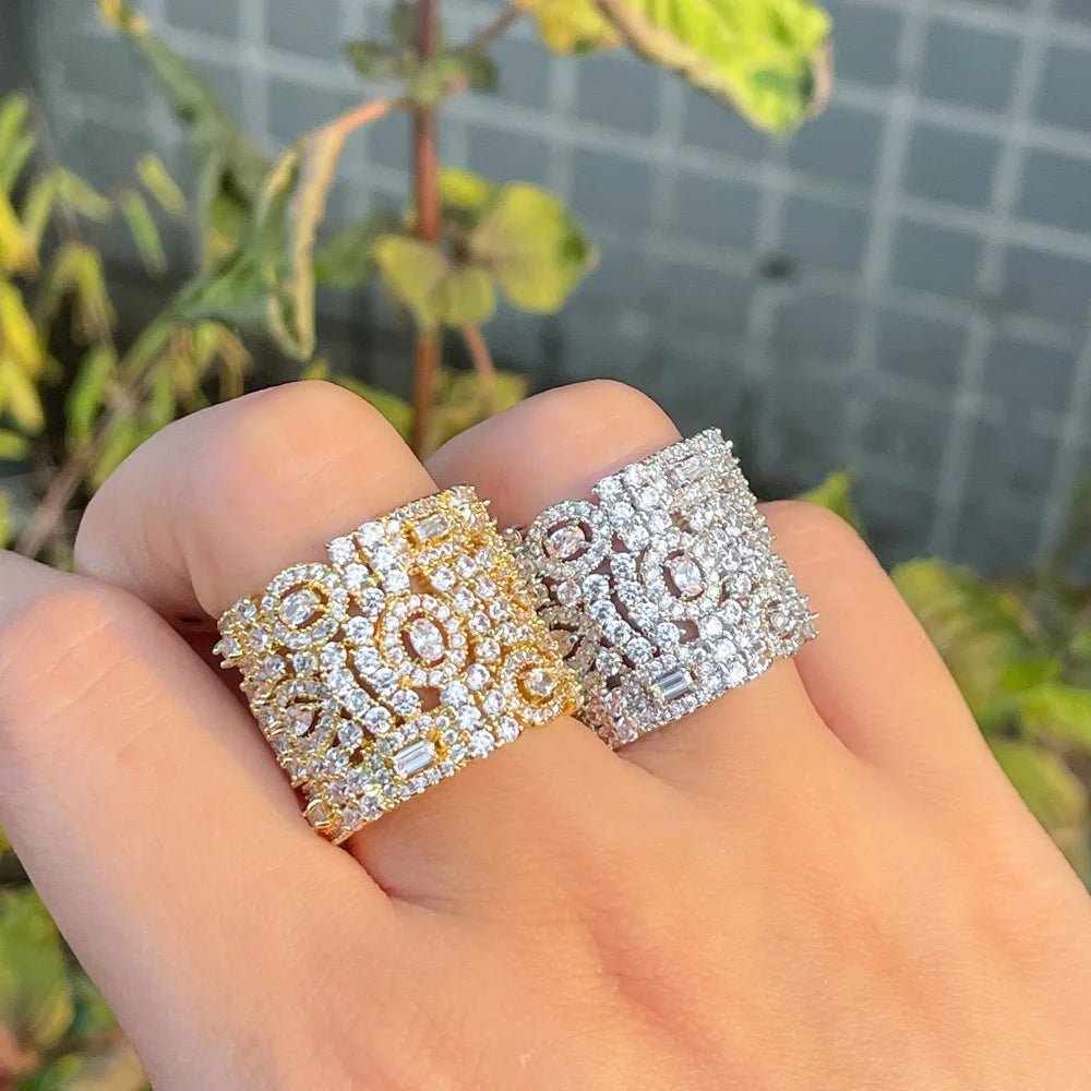 RingsOpen Cuff Adjustable Ring R226 - WS JewelleryRing