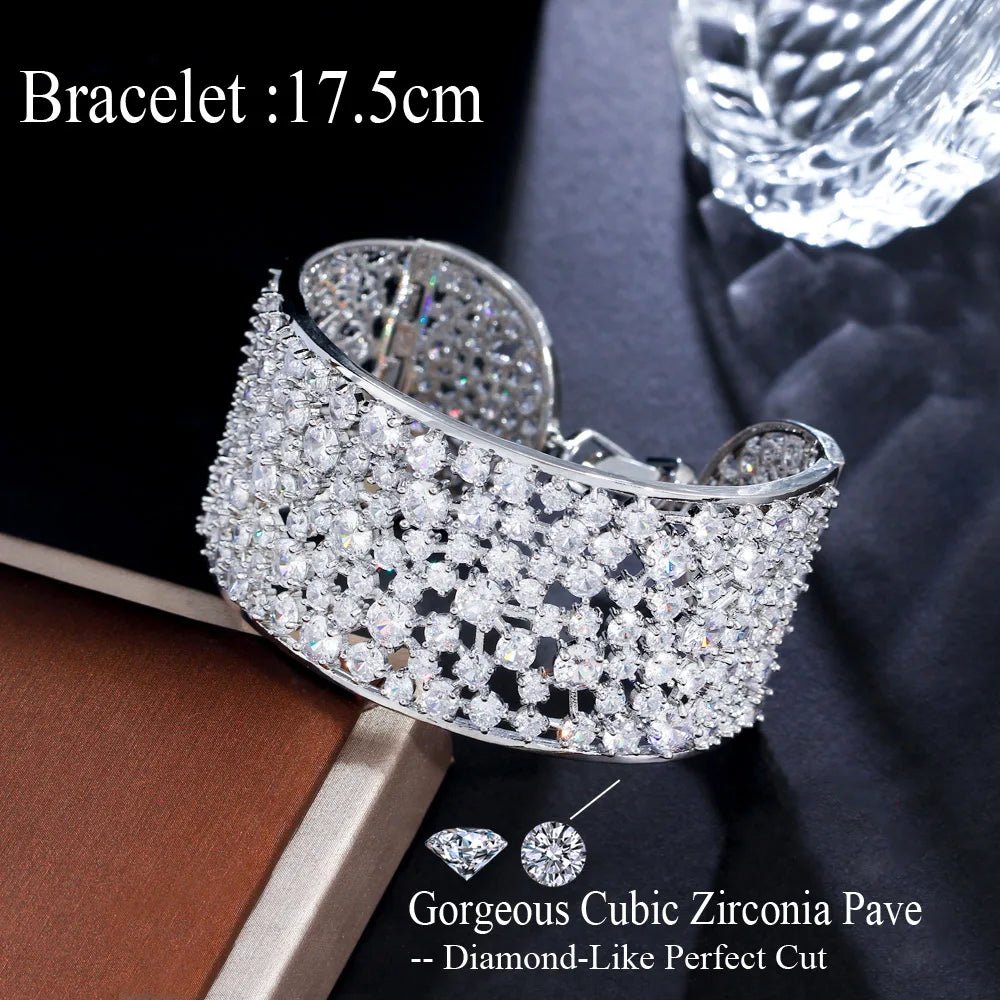 BraceletsRound Bridal Bangle Bracelets BG052 - WS JewelleryBraceletBridal BraceletTennis Bracelet