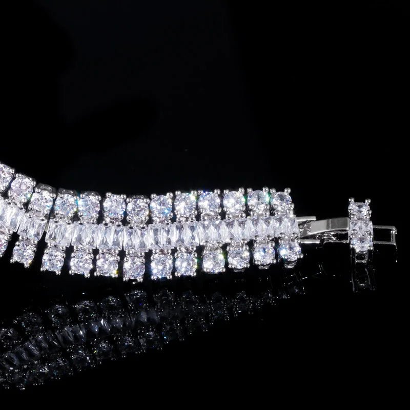 BraceletsSparkling Luxury Tennis Bracelet Bridal CB043 - WS JewelleryBraceletBridal BraceletTennis Bracelet