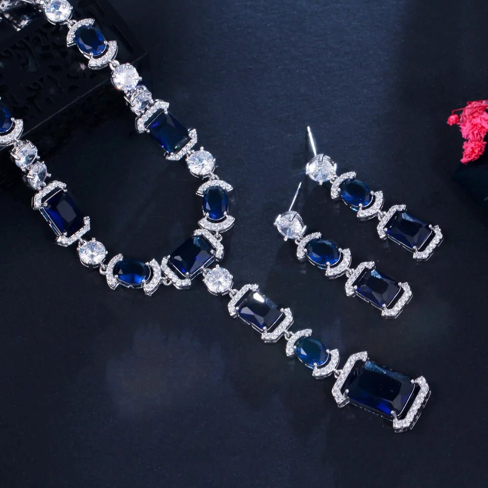 Jewellery SetSparkling Multicolor Wedding Necklace Bridal Jewelry Sets T571 - WS JewelleryBridal Jewelery SetJewellery Set