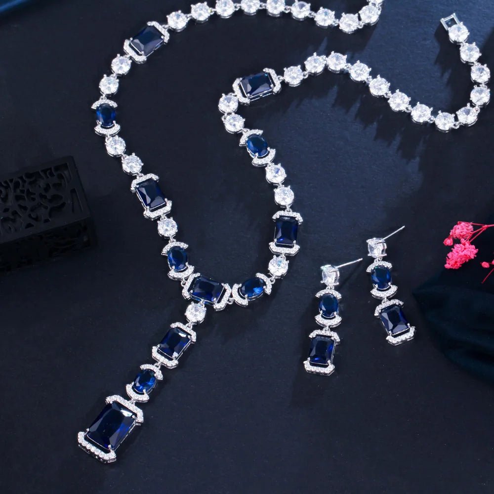 Jewellery SetSparkling Multicolor Wedding Necklace Bridal Jewelry Sets T571 - WS JewelleryBridal Jewelery SetJewellery Set