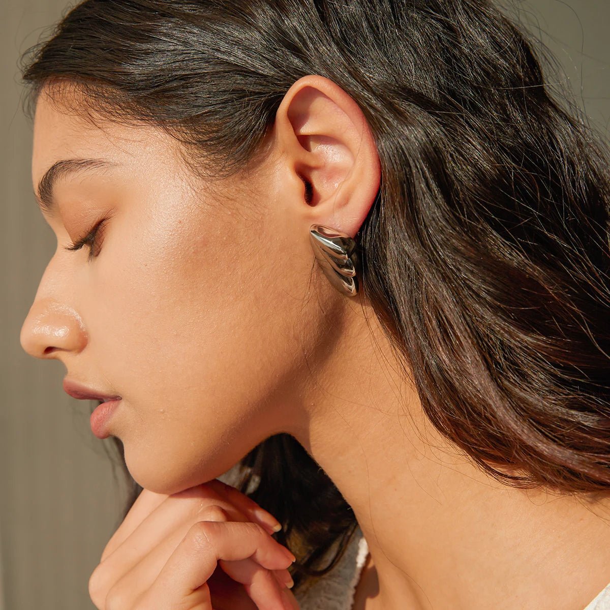 Stainless Steel Waterproof Wing Earrings - WS JewelleryStainless Steel