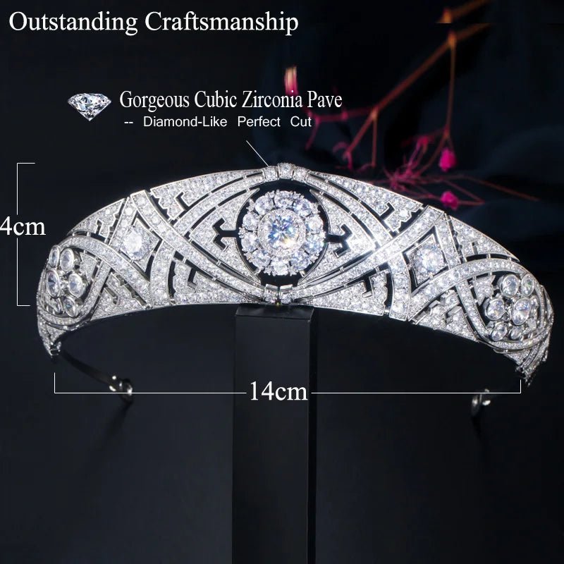 TiarasSuper Shiny Luxury Wedding Tiaras A023 - WS JewelleryBridal TiaraHair AccessoriesQueen Tiara