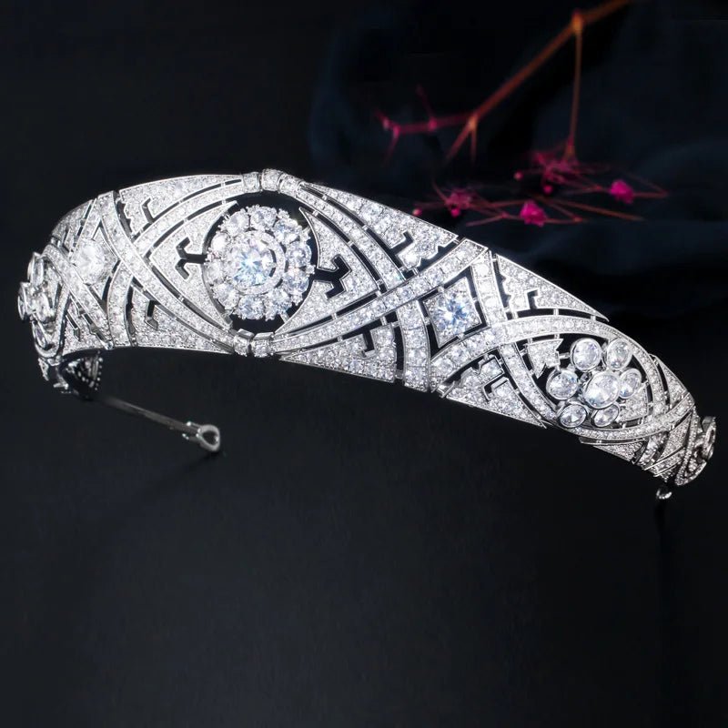 TiarasSuper Shiny Luxury Wedding Tiaras A023 - WS JewelleryBridal TiaraHair AccessoriesQueen Tiara