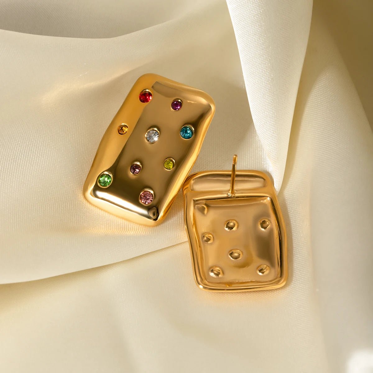Waterproof Colorful Stainless Steel Stud Earring - WS JewelleryStainless Steel