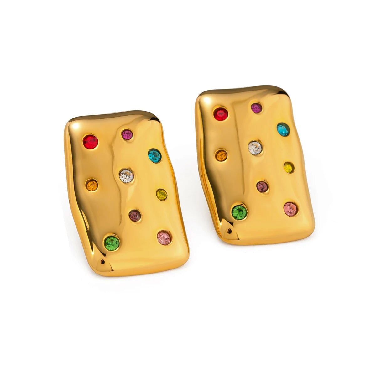 Waterproof Colorful Stainless Steel Stud Earring - WS JewelleryStainless Steel
