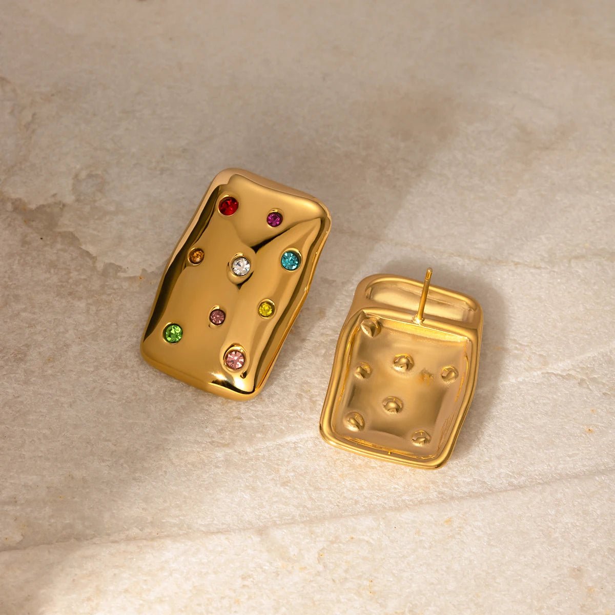 Waterproof Colorful Stainless Steel Stud Earring - WS JewelleryStainless Steel