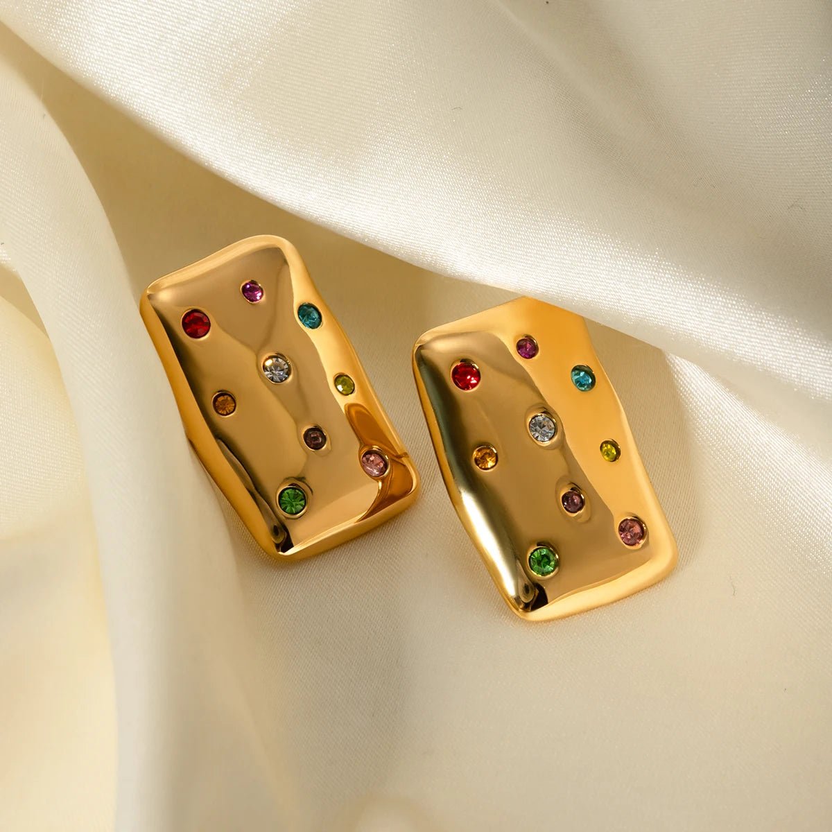 Waterproof Colorful Stainless Steel Stud Earring - WS JewelleryStainless Steel