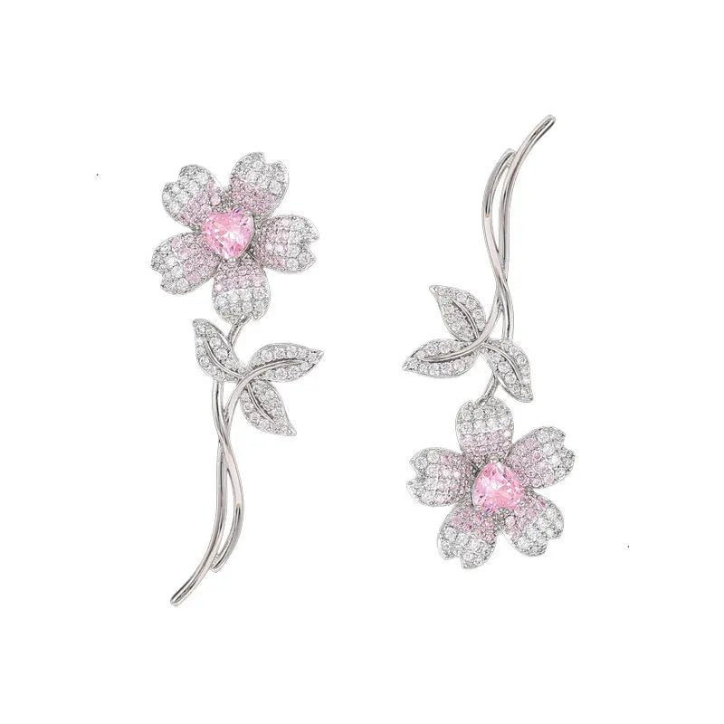 EarringsCherry Blossom Flowers Earrings Pink - WS JewelleryEarring