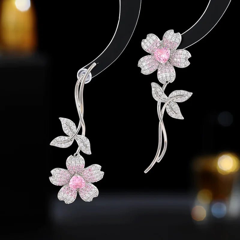 EarringsCherry Blossom Flowers Earrings Pink - WS JewelleryEarring