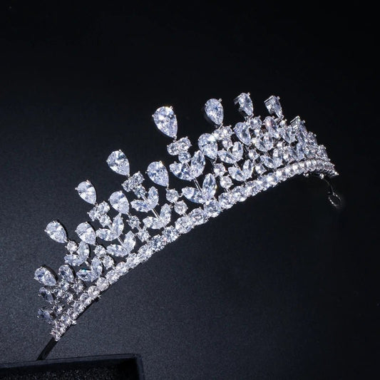 TiarasElegant Beauty Queen Large Tiaras A005 - WS JewelleryBridal TiaraHair AccessoriesQueen Tiara
