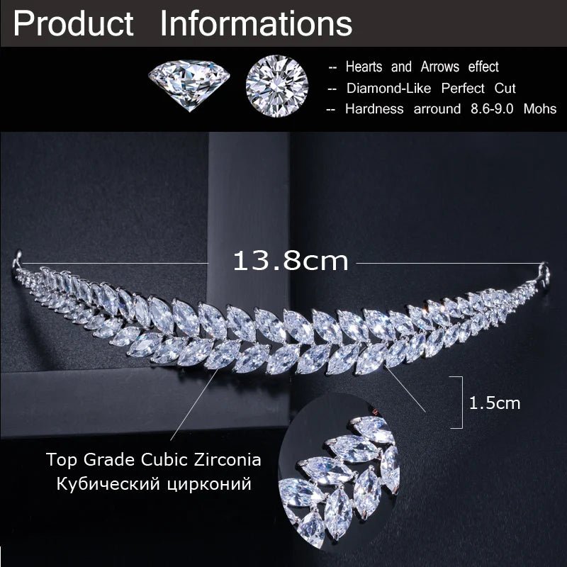 TiarasGorgeous Leaf Bridal Wedding Tiara A002 - WS JewelleryBridal TiaraHair AccessoriesQueen Tiara