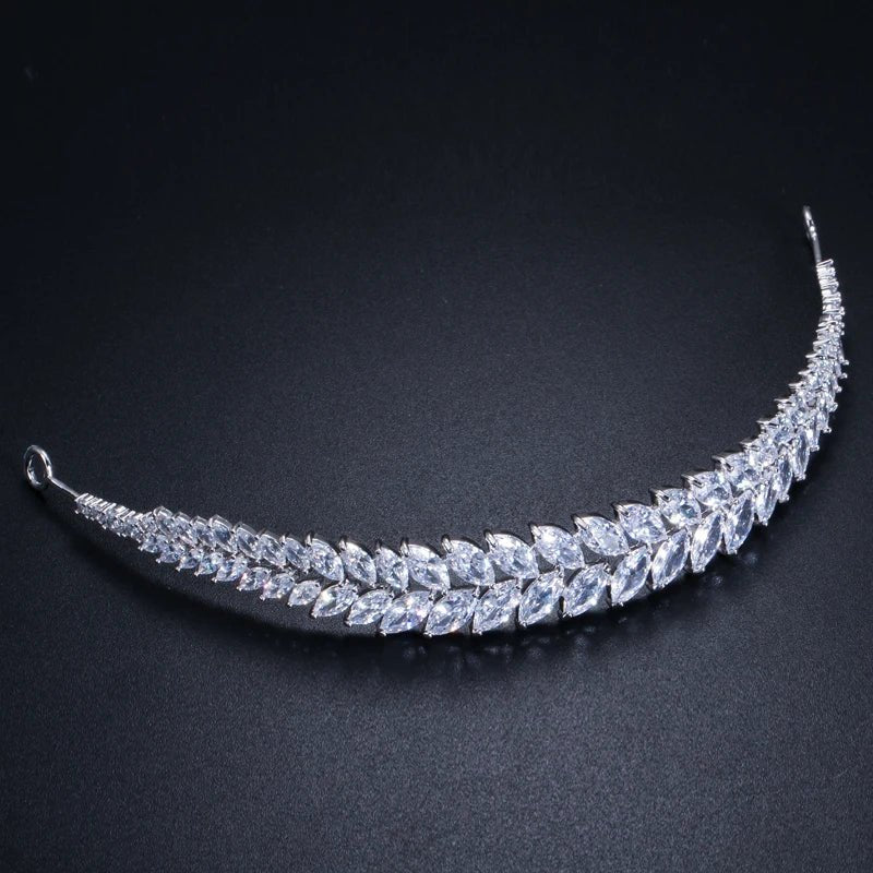 TiarasGorgeous Leaf Bridal Wedding Tiara A002 - WS JewelleryBridal TiaraHair AccessoriesQueen Tiara