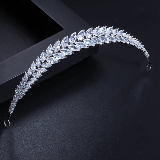 TiarasGorgeous Leaf Bridal Wedding Tiara A002 - WS JewelleryBridal TiaraHair AccessoriesQueen Tiara