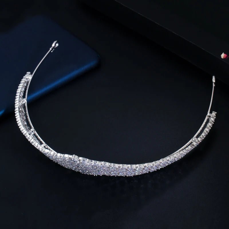 TiarasGorgeous Wedding Queen Crown Tiara A019 - WS JewelleryBridal TiaraHair AccessoriesQueen Tiara