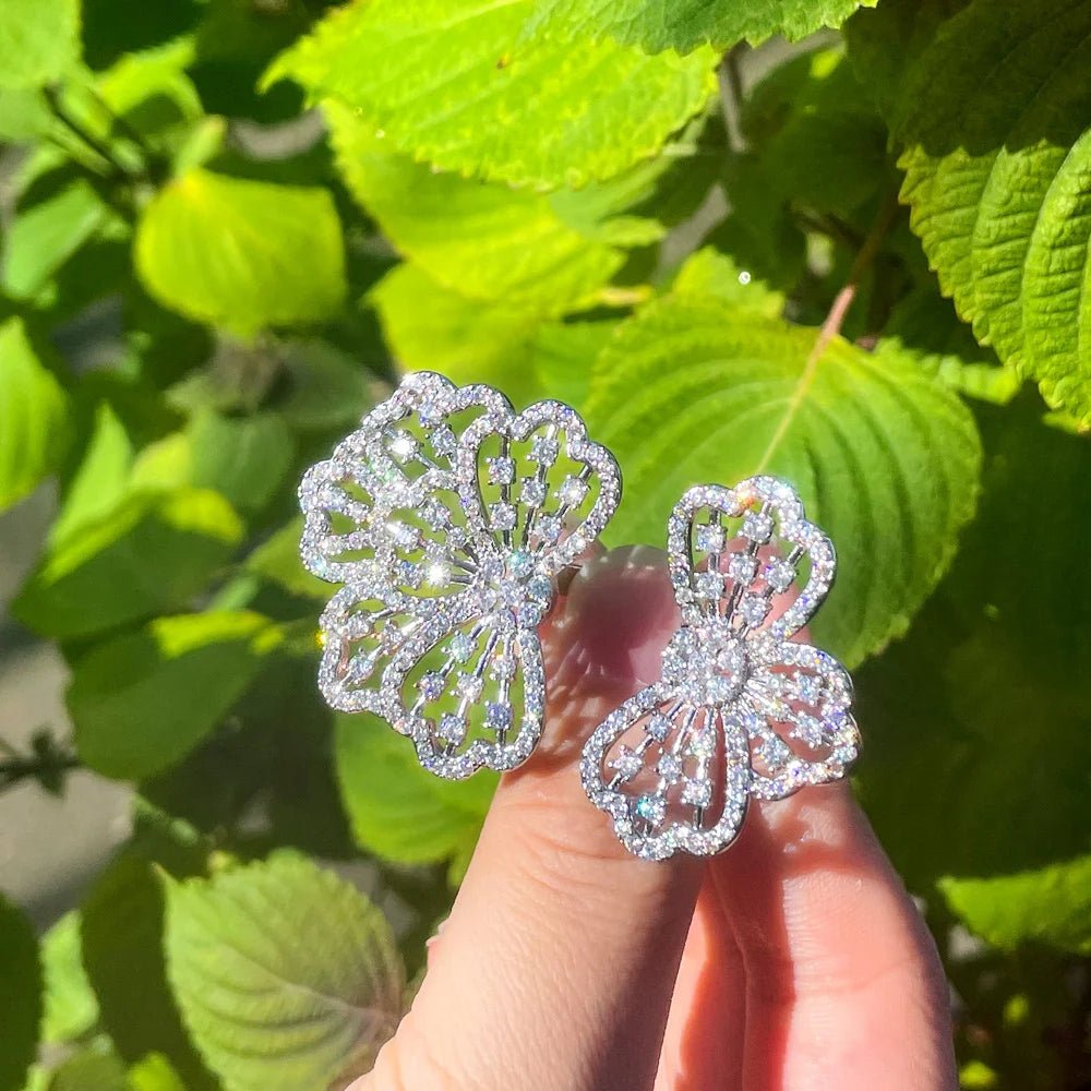 RingsHollow Flower Rings R220 - WS Jewellery