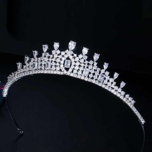 TiarasLuxury Crystal Bridal Crown Tiara A016 - WS JewelleryBridal TiaraHair AccessoriesQueen Tiara