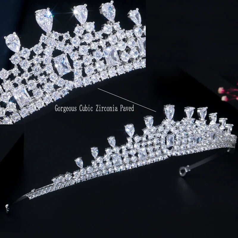 TiarasLuxury Crystal Bridal Crown Tiara A016 - WS JewelleryBridal TiaraHair AccessoriesQueen Tiara