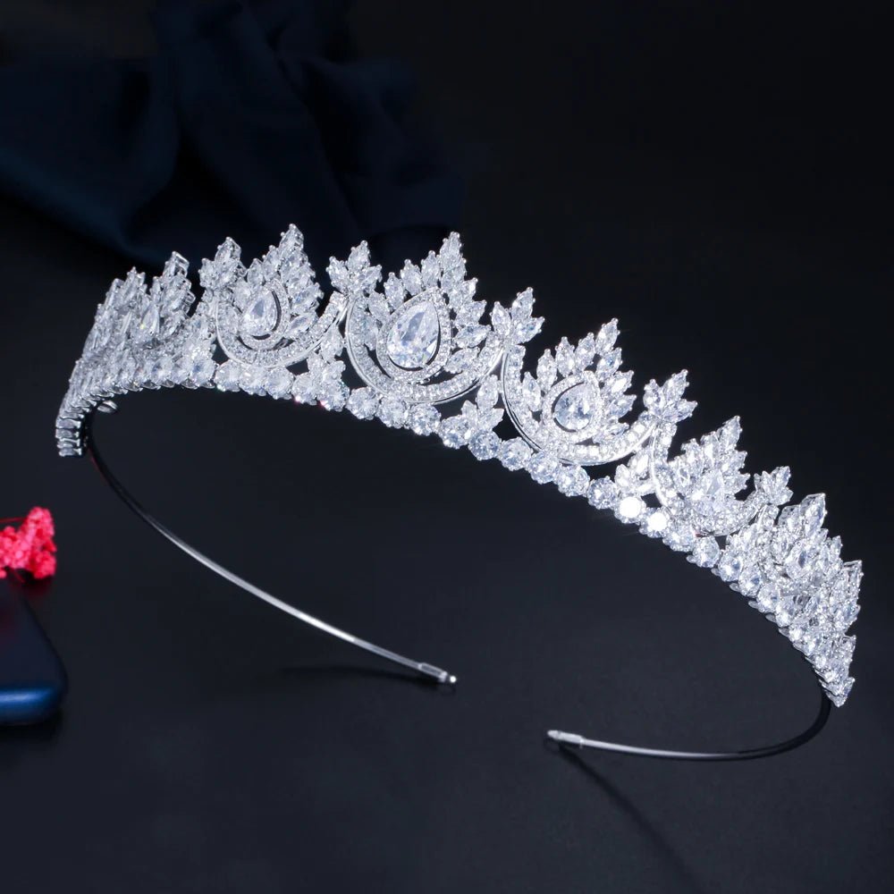 TiarasLuxury Wedding Bride Round Tiara A029 - WS JewelleryBridal TiaraHair AccessoriesQueen Tiara