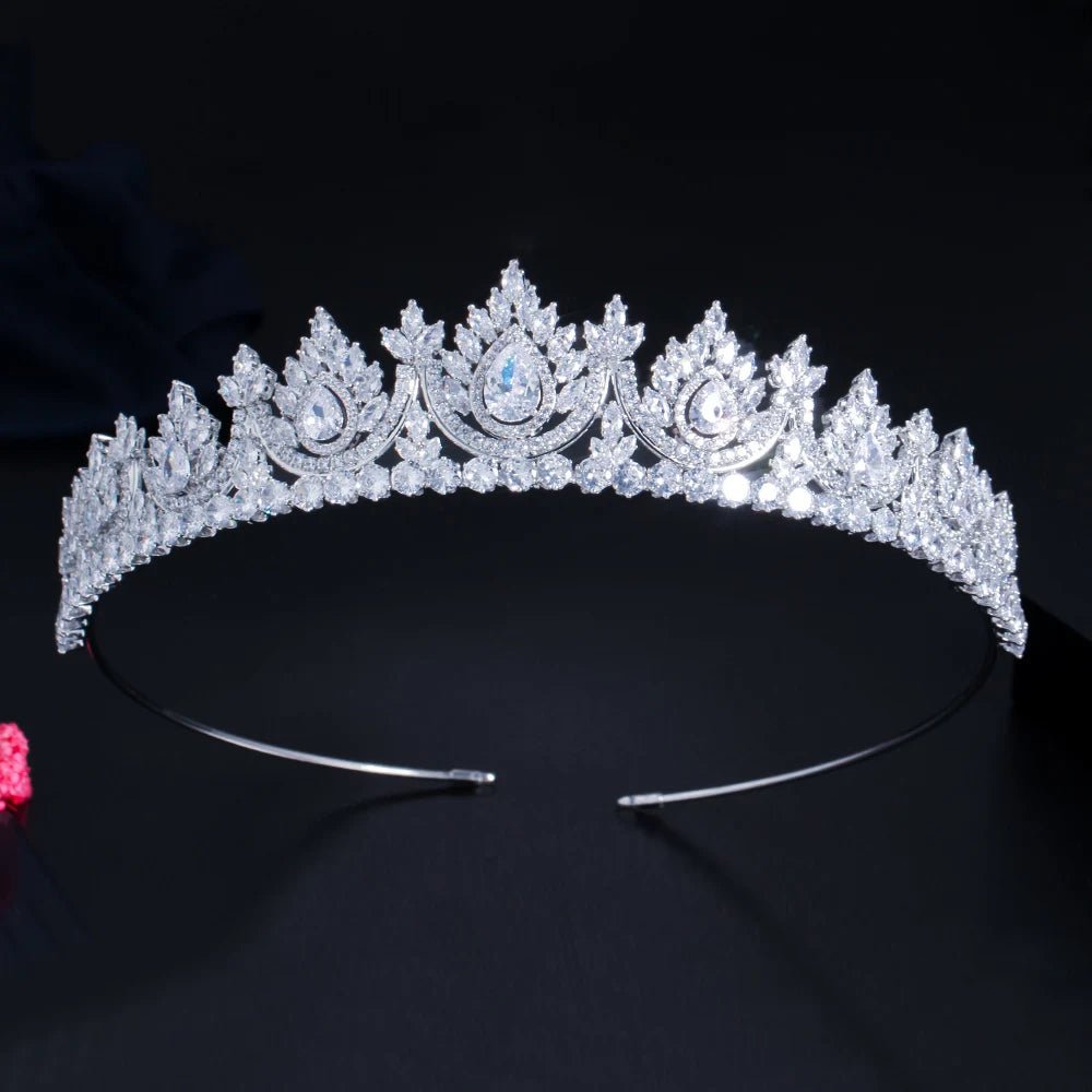 TiarasLuxury Wedding Bride Round Tiara A029 - WS JewelleryBridal TiaraHair AccessoriesQueen Tiara