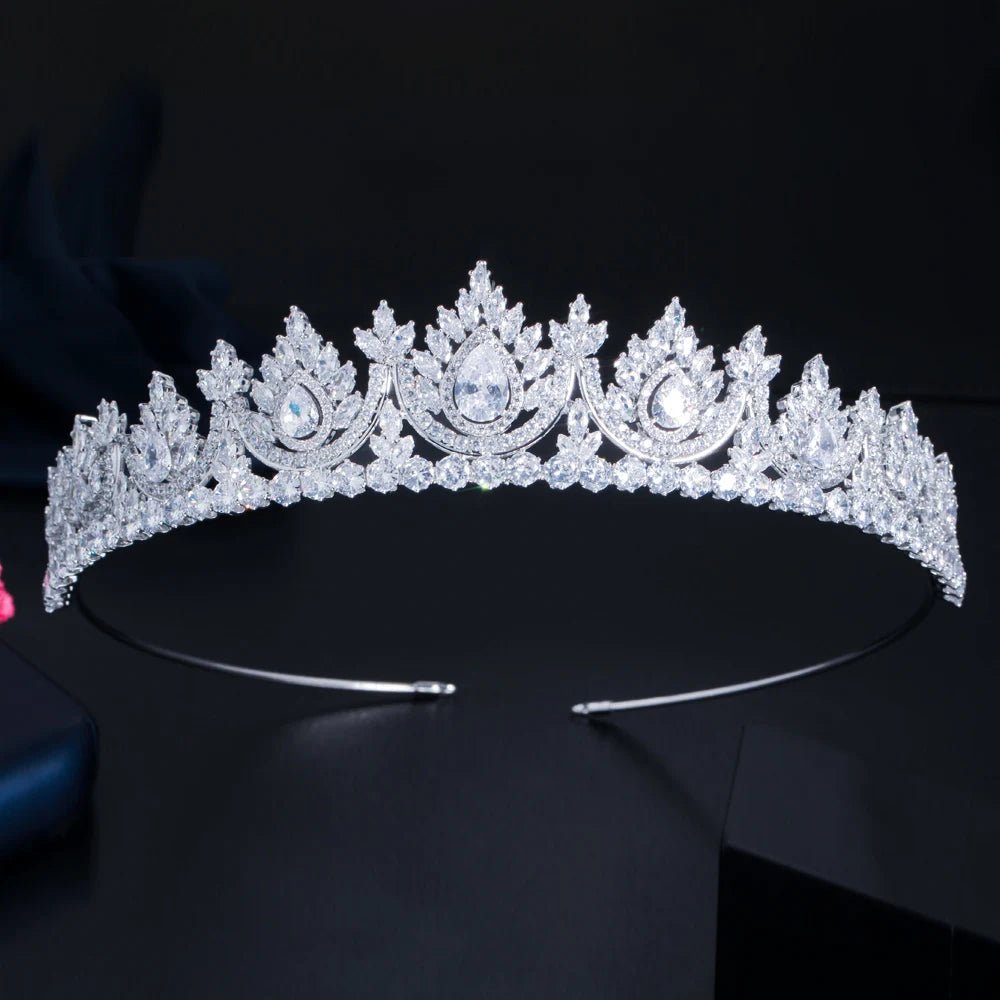 TiarasLuxury Wedding Bride Round Tiara A029 - WS JewelleryBridal TiaraHair AccessoriesQueen Tiara