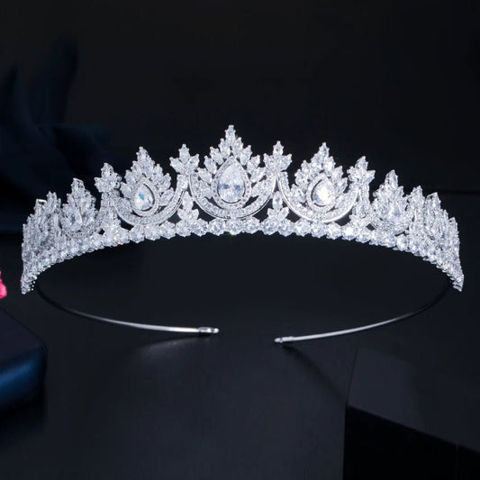 TiarasLuxury Wedding Bride Round Tiara A029 - WS JewelleryBridal TiaraHair AccessoriesQueen Tiara