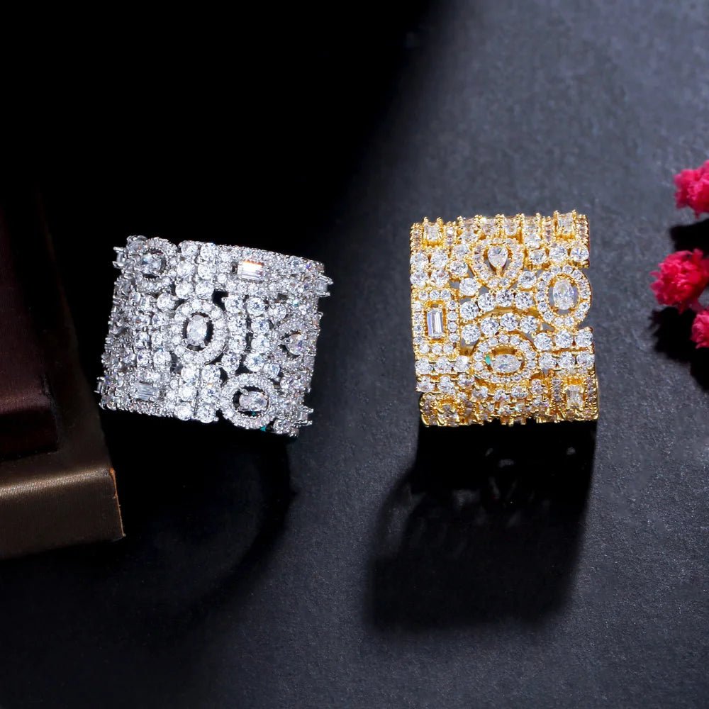 RingsOpen Cuff Adjustable Ring R226 - WS JewelleryRing