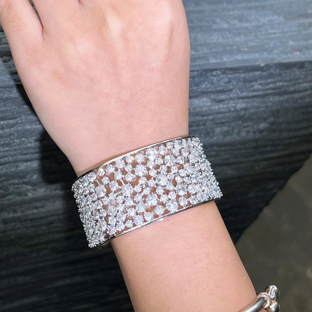 BraceletsRound Bridal Bangle Bracelets BG052 - WS JewelleryBraceletBridal BraceletTennis Bracelet