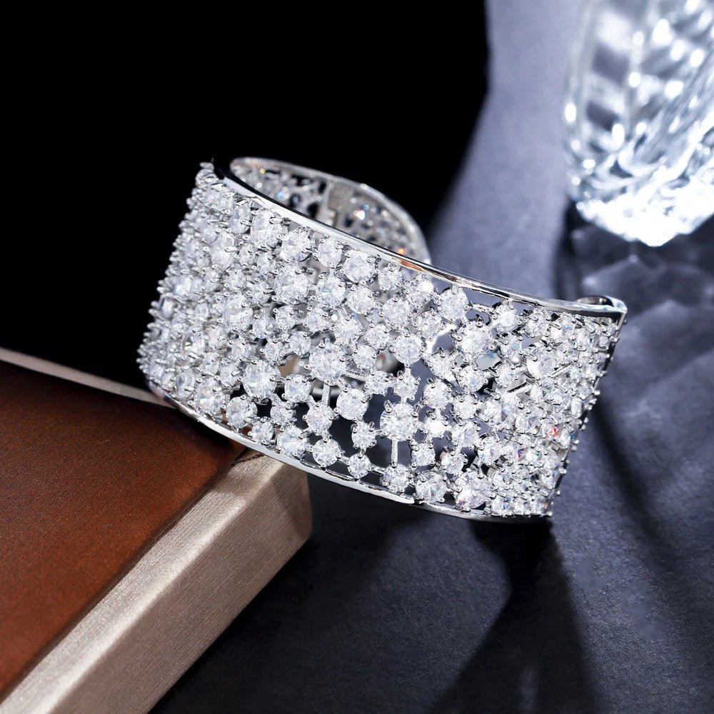 BraceletsRound Bridal Bangle Bracelets BG052 - WS JewelleryBraceletBridal BraceletTennis Bracelet