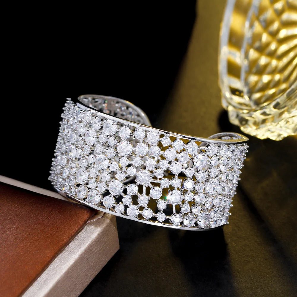 BraceletsRound Bridal Bangle Bracelets BG052 - WS JewelleryBraceletBridal BraceletTennis Bracelet