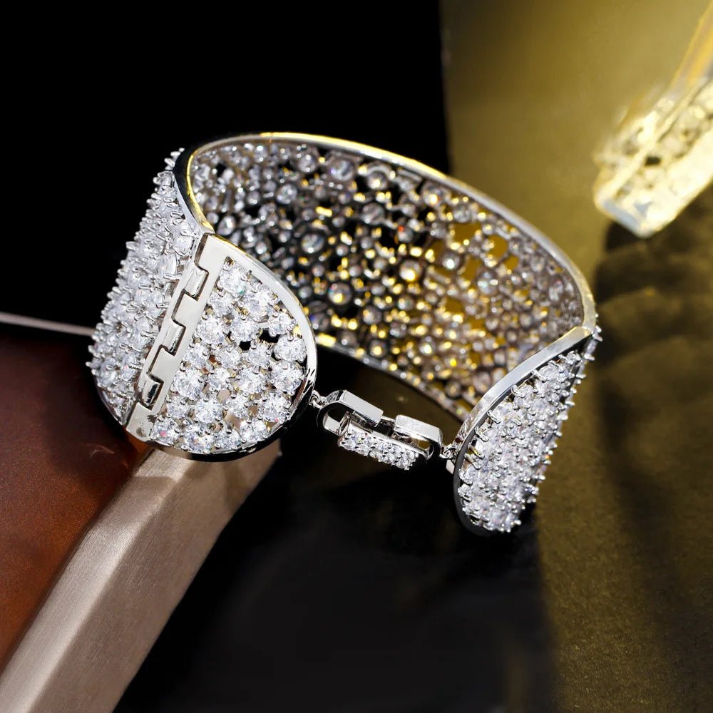 BraceletsRound Bridal Bangle Bracelets BG052 - WS JewelleryBraceletBridal BraceletTennis Bracelet