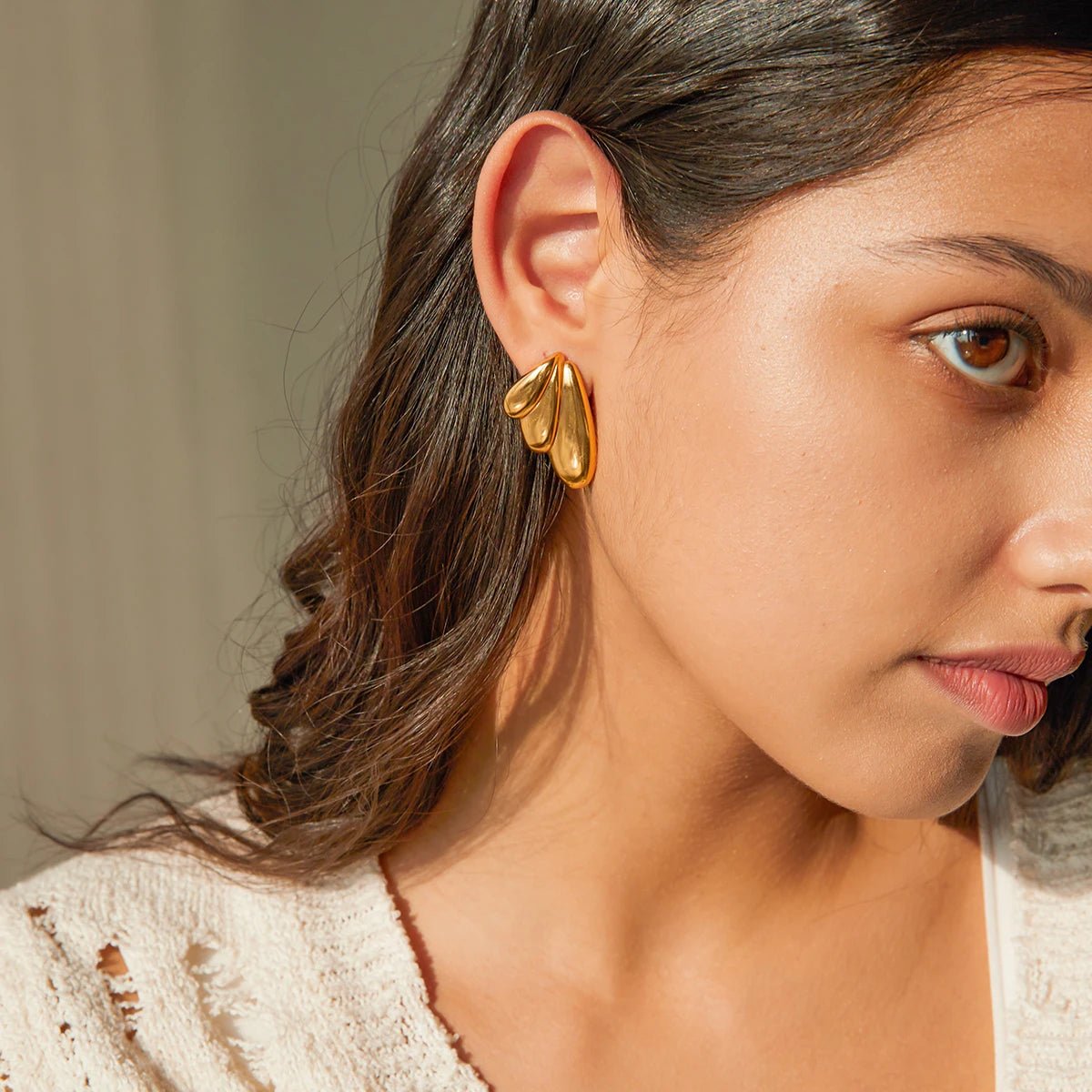 Stainless Steel Waterproof Wing Earrings - WS JewelleryStainless Steel
