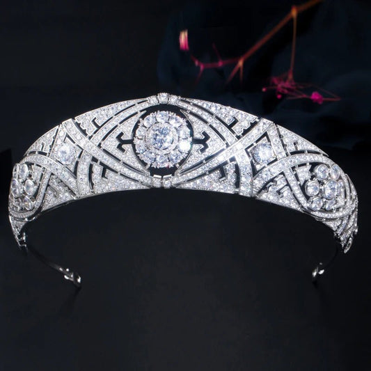TiarasSuper Shiny Luxury Wedding Tiaras A023 - WS JewelleryBridal TiaraHair AccessoriesQueen Tiara