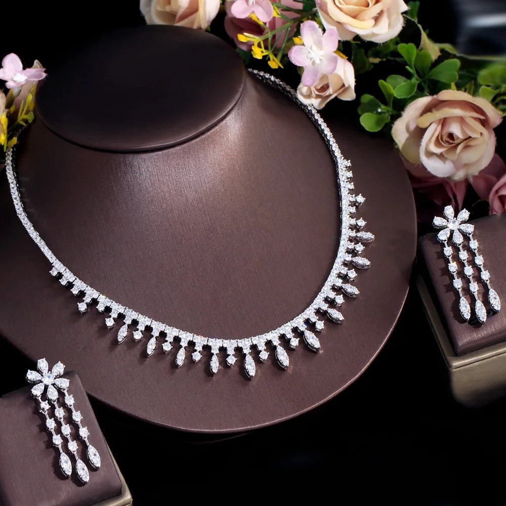 Jewellery SetTop Grade Shiny Bridal Choker Necklace Jewelry Sets T721 - WS JewelleryBridal Jewelery SetElegant Jewelery SetJewelery Set