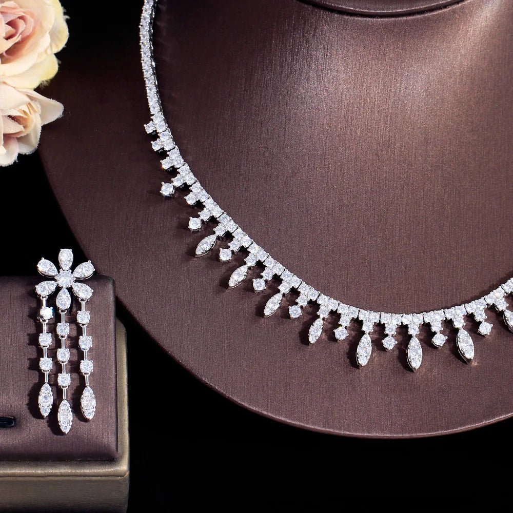 Jewellery SetTop Grade Shiny Bridal Choker Necklace Jewelry Sets T721 - WS JewelleryBridal Jewelery SetElegant Jewelery SetJewelery Set