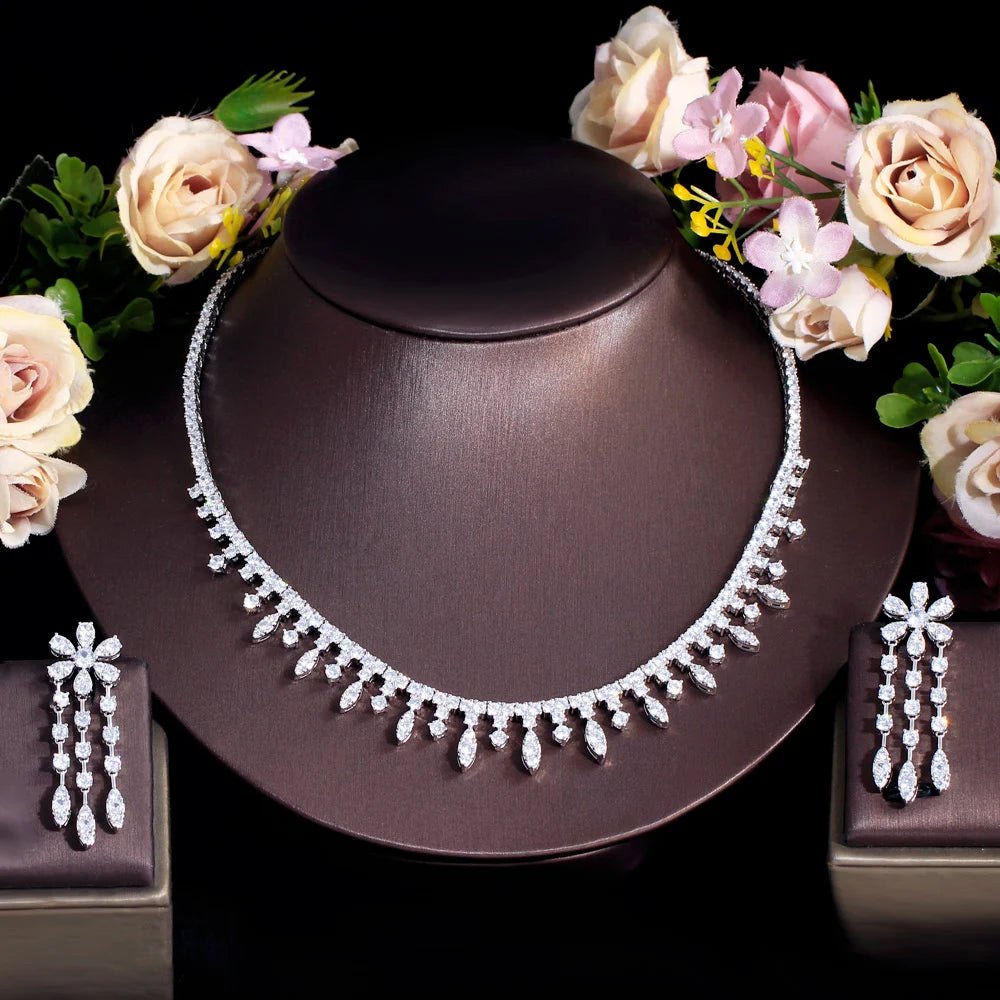 Jewellery SetTop Grade Shiny Bridal Choker Necklace Jewelry Sets T721 - WS JewelleryBridal Jewelery SetElegant Jewelery SetJewelery Set