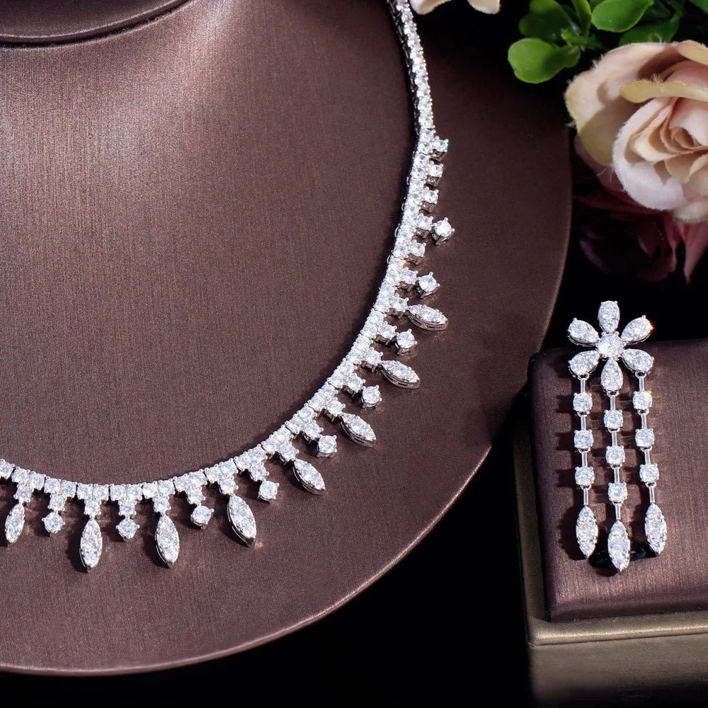 Jewellery SetTop Grade Shiny Bridal Choker Necklace Jewelry Sets T721 - WS JewelleryBridal Jewelery SetElegant Jewelery SetJewelery Set